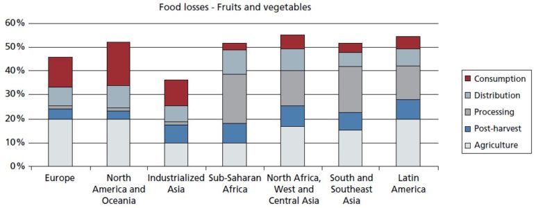 "Global Food Losses and Waste", FAO 2011