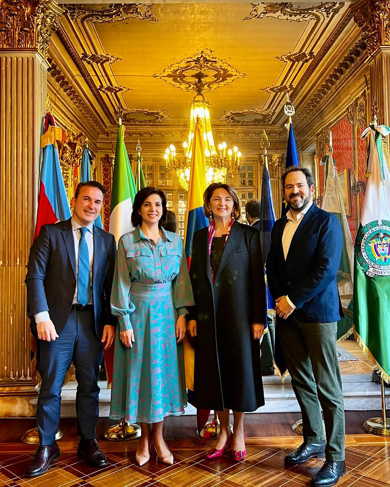 Meeting Her Excellency the new Ambassador of Colombia in Italy