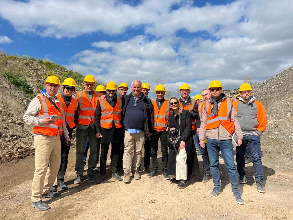 Study tour sulla gestione dei rifiuti da costruzione per delegazione dal Marocco