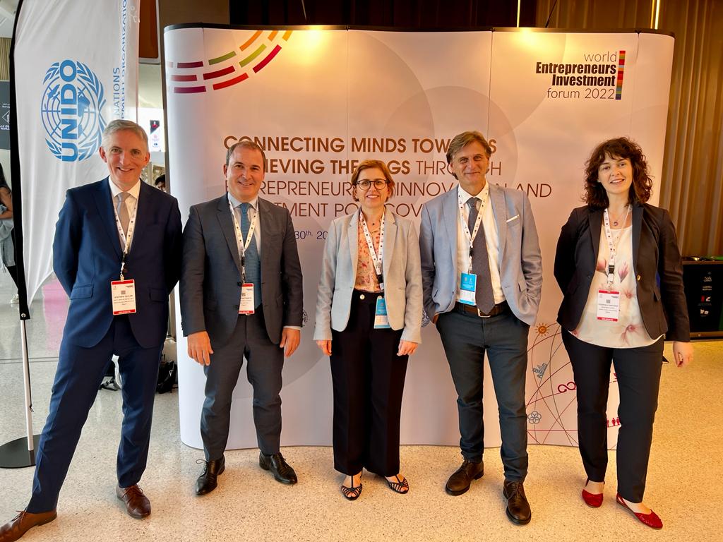 WEIF 2022: UNIDO ITPO Italy supports delegation from Friuli Venezia Giulia Region at the World Entrepreneurs Investment Forum in Dubai