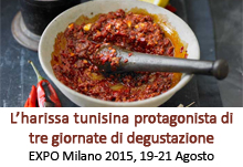EXPO Milano: l’harissa tunisina protagonista di tre giornate di degustazione