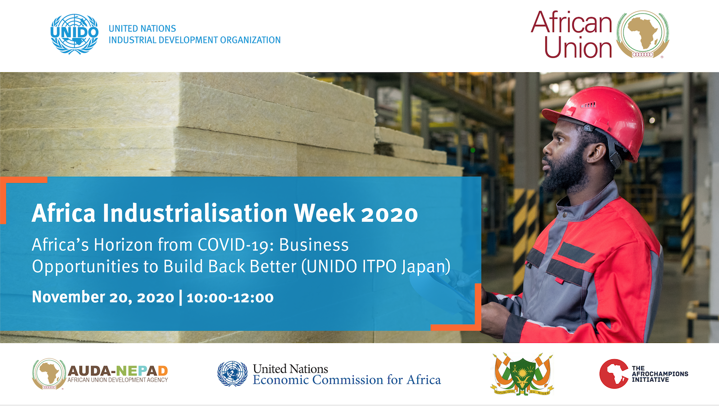 AIW2020- Africa's Horizon from COVID-19: Business Opportunities to Build Back Better (UNIDO ITPO Japan)